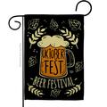 Cuadrilatero Oktoberfest Beer Festival Beverages 13 x 18.5 in. Double-Sided Decorative Vertical Garden Flags CU3903943